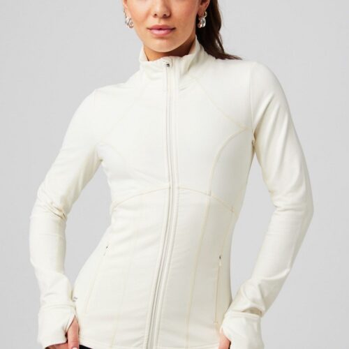 Cold Weather Full-Zip Jacket white
