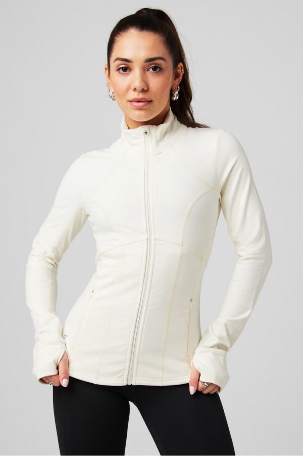 Cold Weather Full-Zip Jacket white